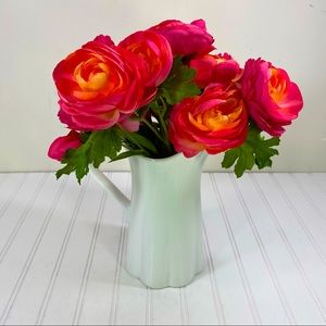 Farval Portugal white ceramic pitcher